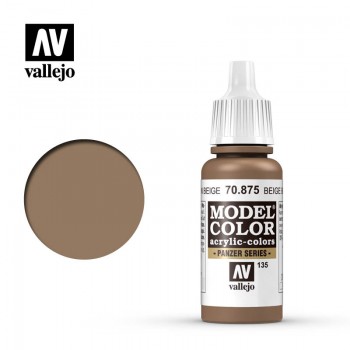 Vallejo Model Color Acrylic Beige Brown 70875